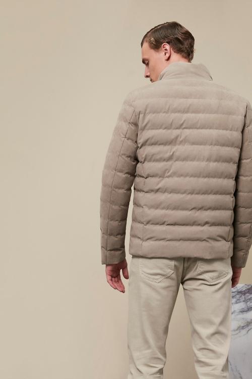  DİK YAKA KAPİTONELİ MONT