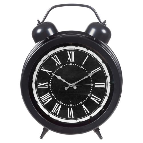  GRAND MASA  SAATİ SİYAH 38 CM