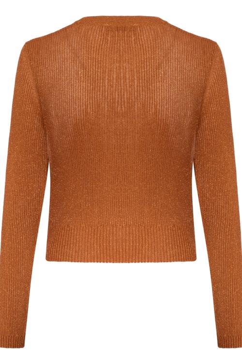  BİSİKLET YAKA SİM DETAYLI KISA KAZAK