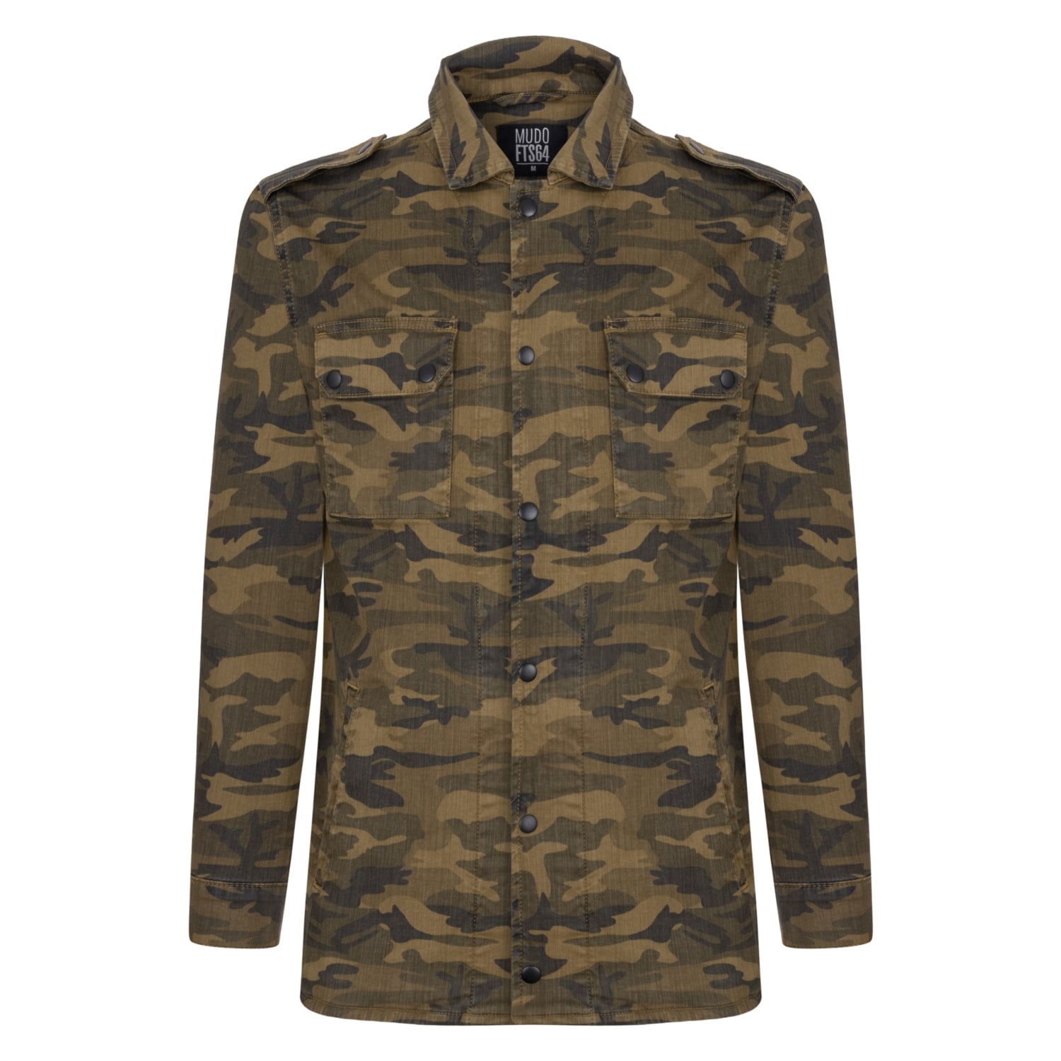 KAMUFLAJ DESENLİ PAMUK CEKET