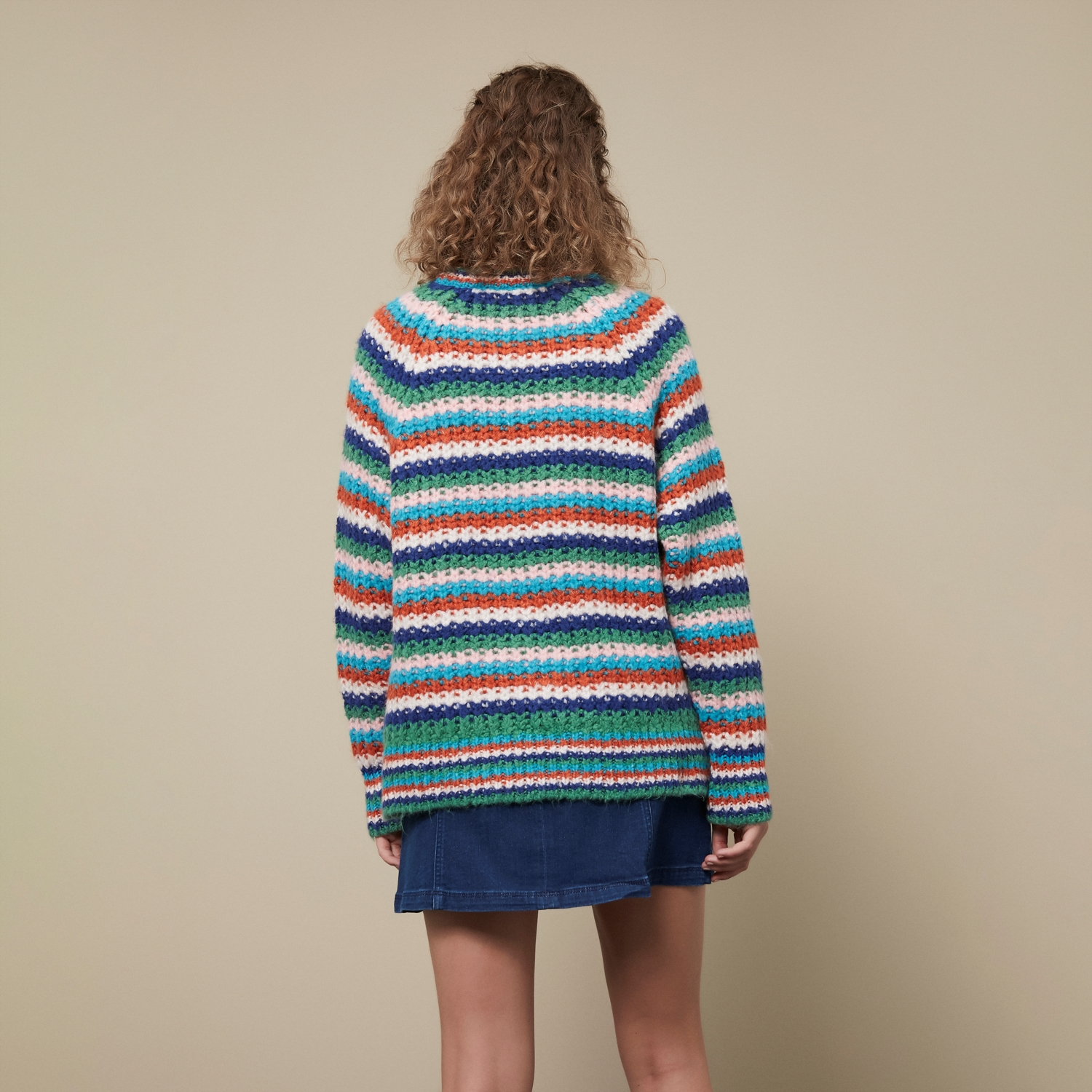 ÇİZGİLİ RENKLİ KAZAK