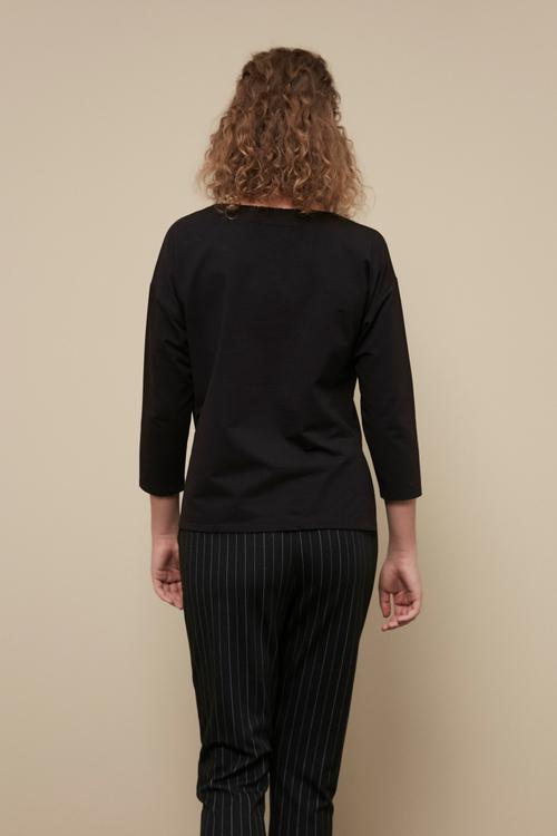  BELİ LASTİKLİ ÇİZGİLİ CIGARETTE PANTOLON