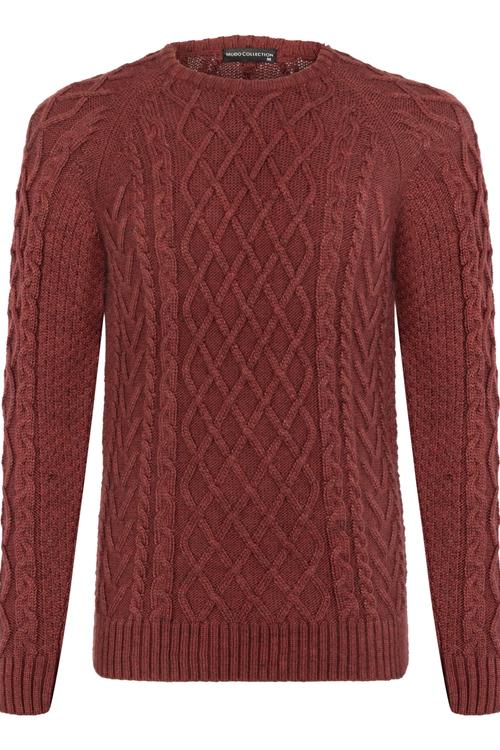  ÖRGÜ DESENLİ KAZAK