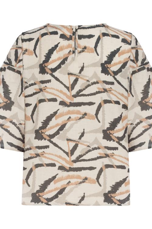  BASKILI PAMUK - KETEN BLUZ