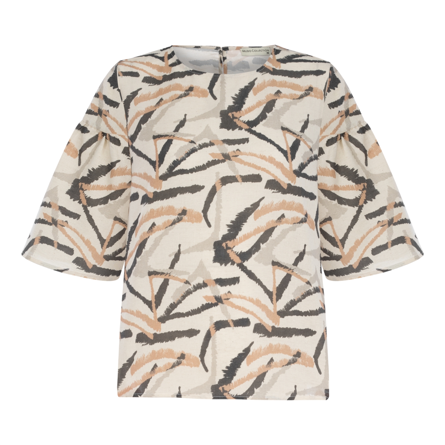 BASKILI PAMUK - KETEN BLUZ