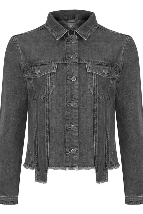  PÜSKÜL DETAYLI JEAN CEKET