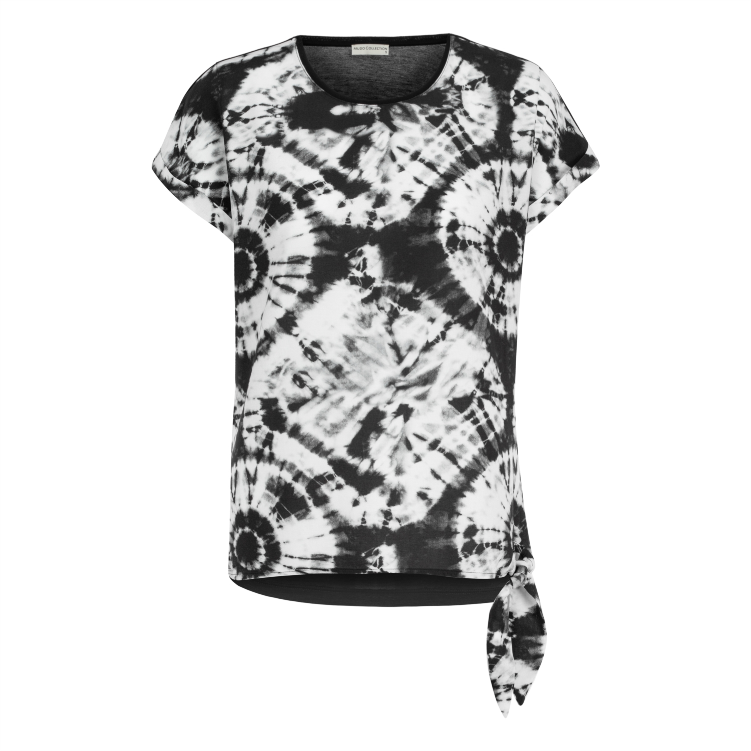 YANDAN BAĞLAMALI VİSKOZ T-SHIRT