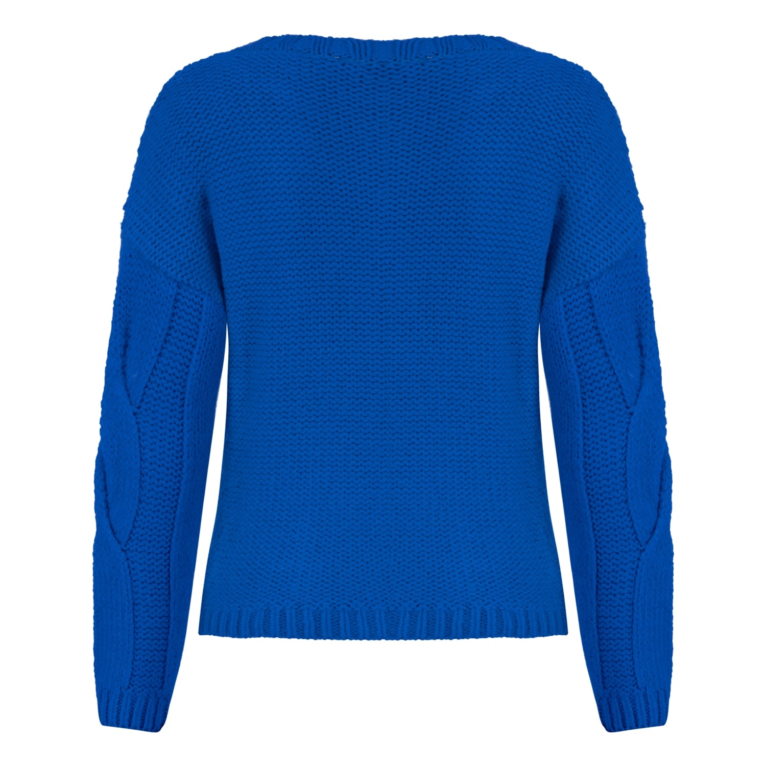 ÖRGÜLÜ DÜŞÜK OMUZ KAZAK