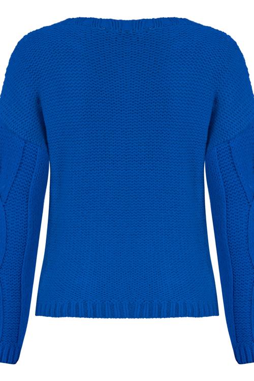  ÖRGÜLÜ DÜŞÜK OMUZ KAZAK