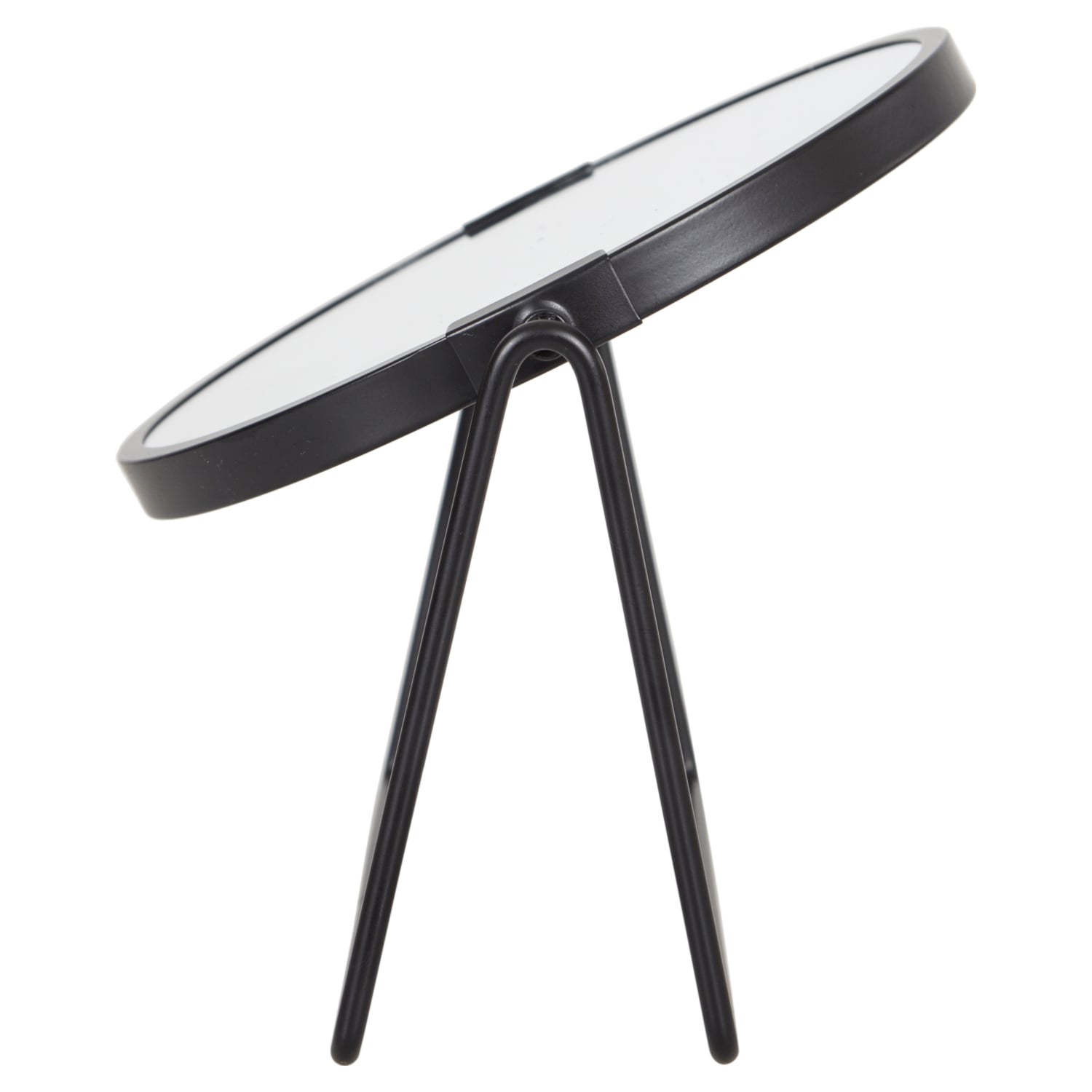 VANITY SİYAH ÇİFT TARAFLI AYAKLI AYNA 5X ZOOM