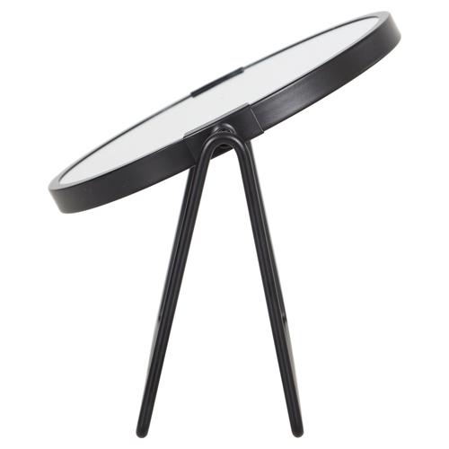  VANITY SİYAH ÇİFT TARAFLI AYAKLI AYNA 5X ZOOM