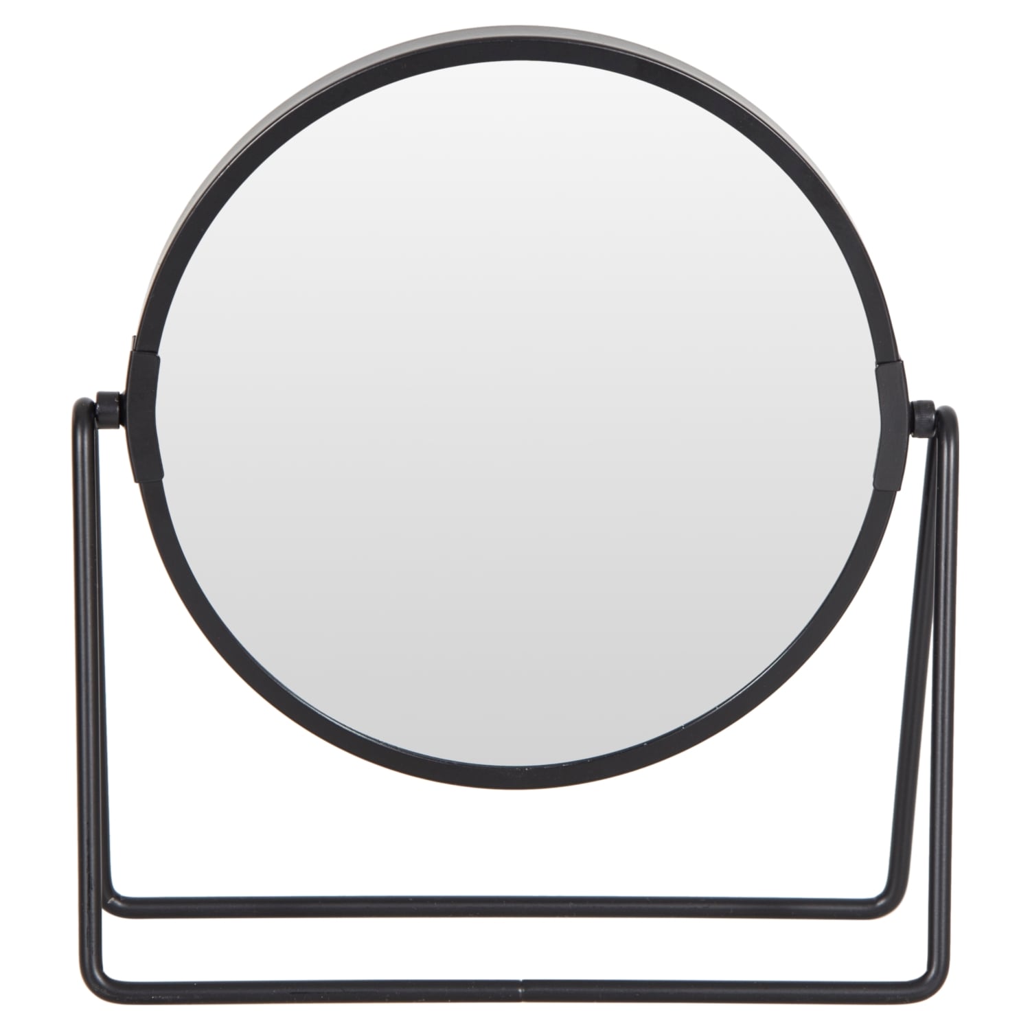 VANITY SİYAH ÇİFT TARAFLI AYAKLI AYNA 5X ZOOM