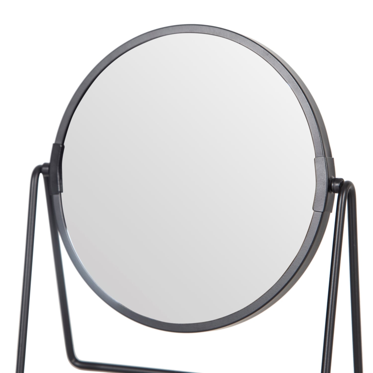 VANITY SİYAH ÇİFT TARAFLI AYAKLI AYNA 5X ZOOM