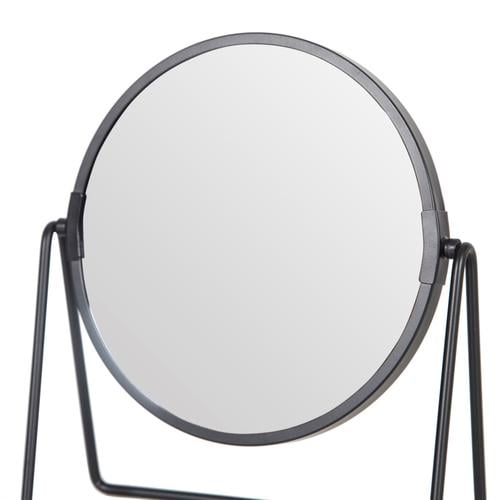  VANITY SİYAH ÇİFT TARAFLI AYAKLI AYNA 5X ZOOM