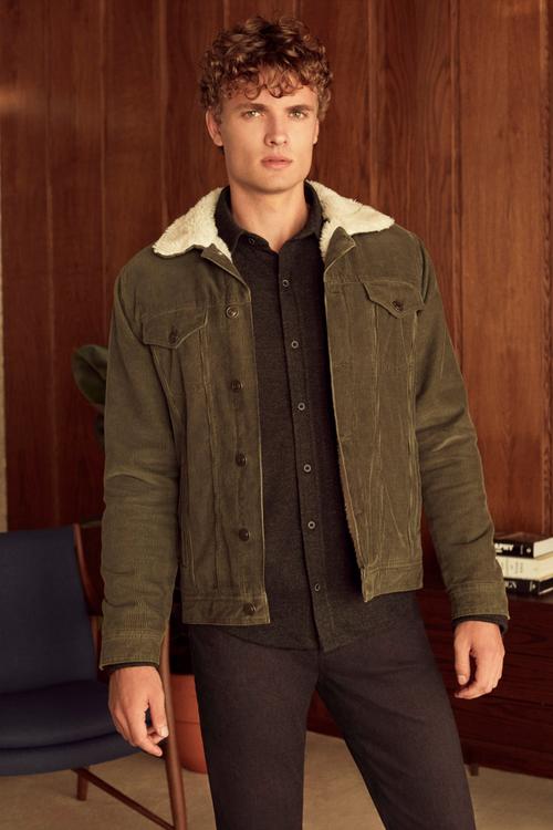  İÇİ KÜRKLÜ PAMUK TRUCKER CEKET