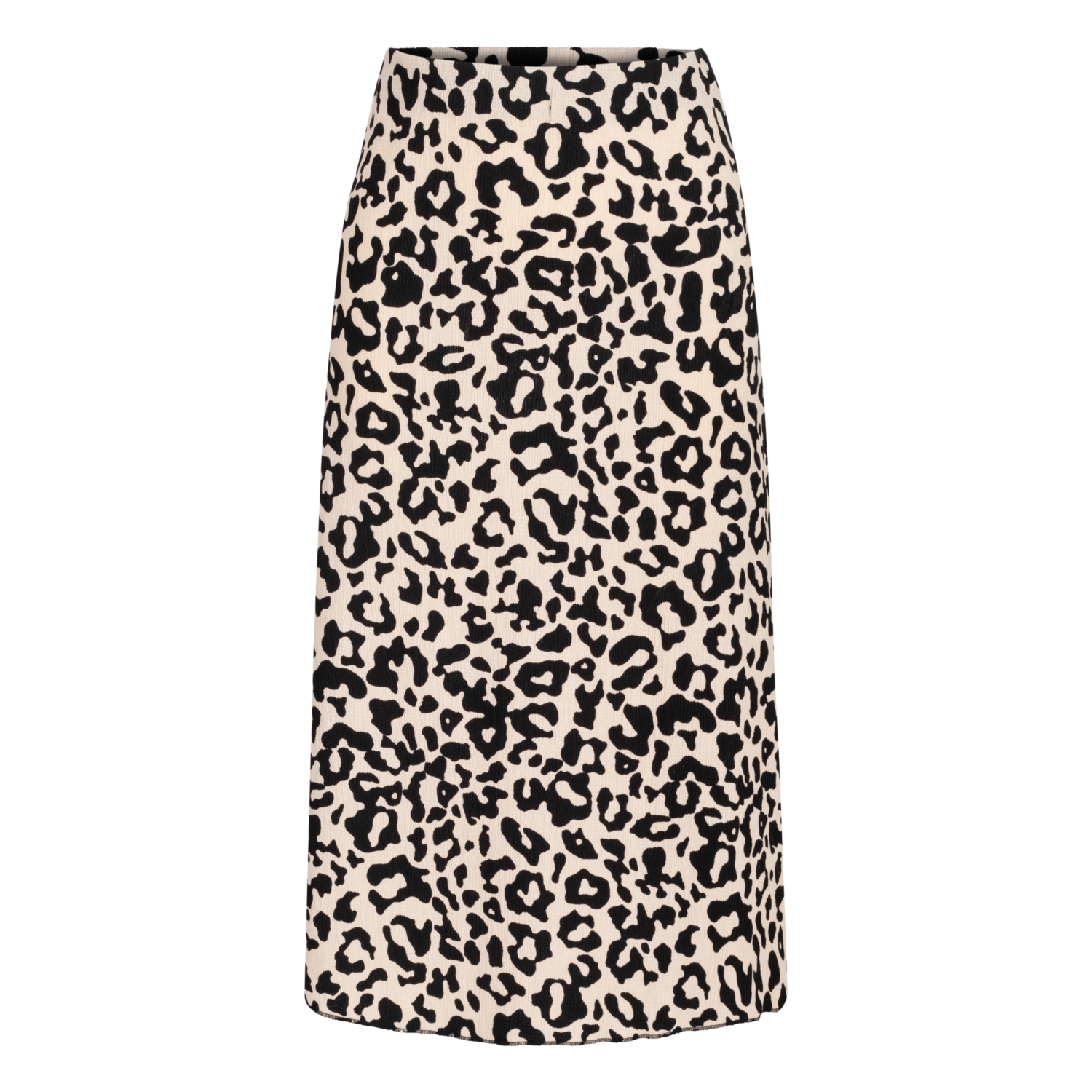 LEOPAR DESENLİ MİDİ ETEK