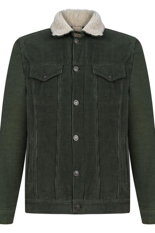  İÇİ KÜRKLÜ PAMUK TRUCKER CEKET