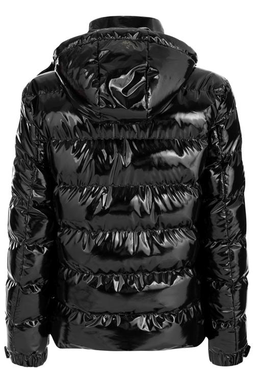  KAPÜŞONLU PARLAK PUFFER ŞİŞME MONT