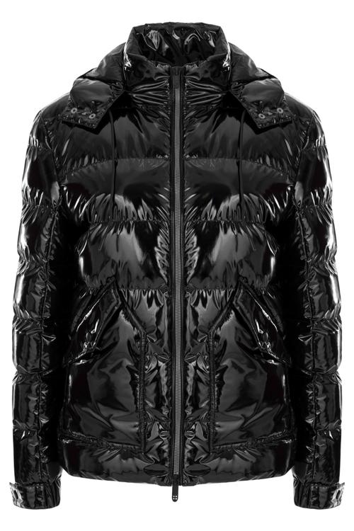  KAPÜŞONLU PARLAK PUFFER ŞİŞME MONT