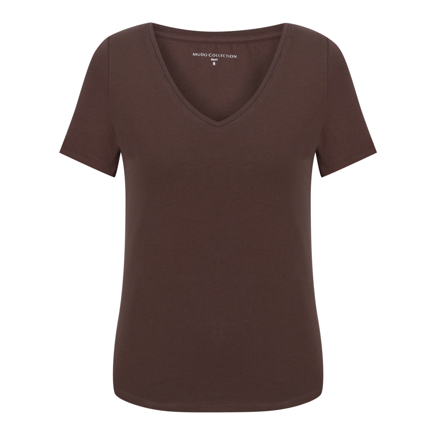 V YAKA PAMUKLU BASIC T-SHIRT