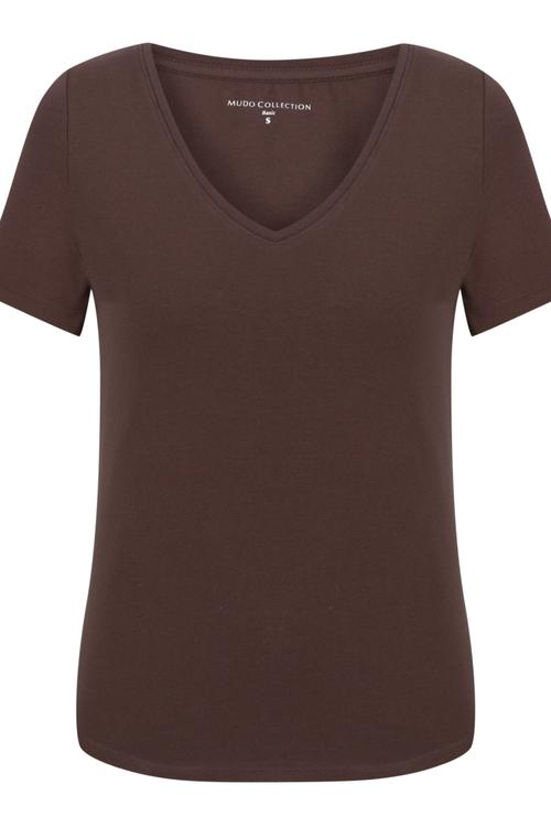  V YAKA PAMUKLU BASIC T-SHIRT
