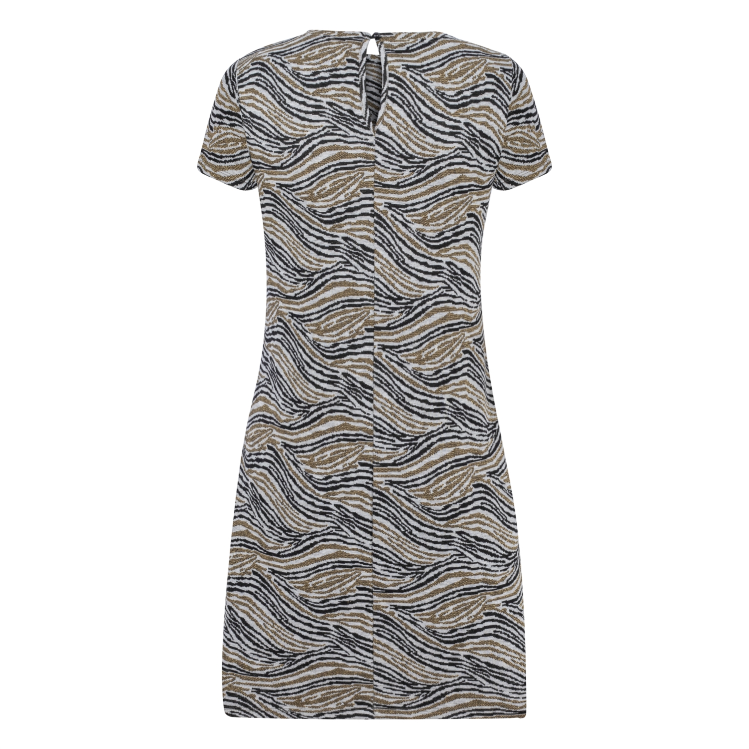 DESENLİ MİNİ DAR ELBİSE