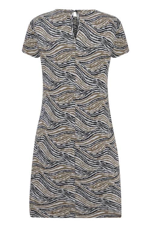  DESENLİ MİNİ DAR ELBİSE