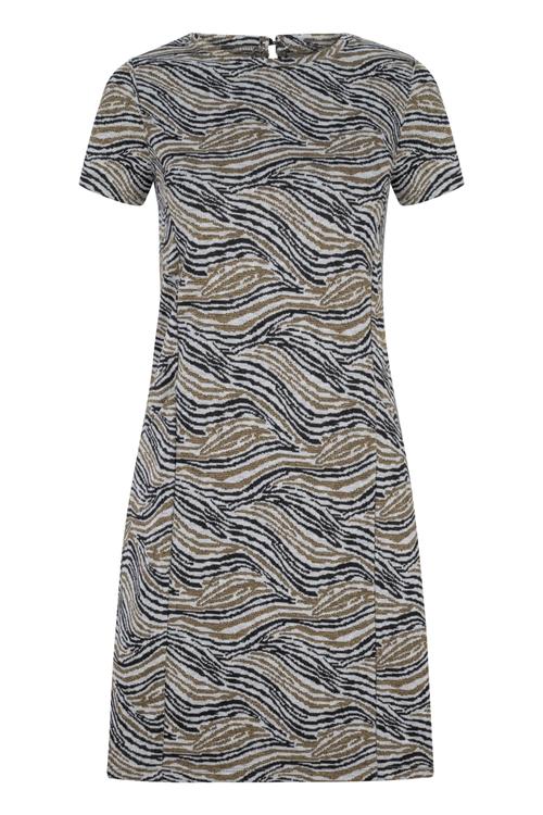  DESENLİ MİNİ DAR ELBİSE