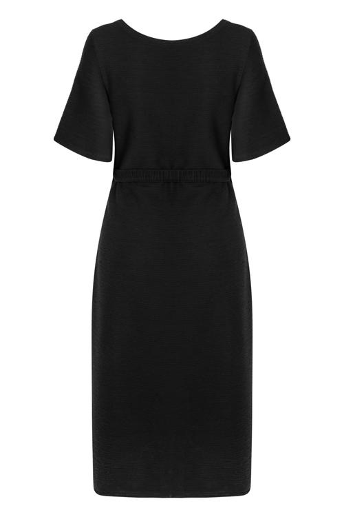  V YAKA MİDİ ELBİSE