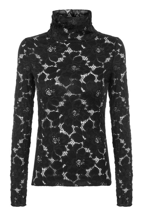  DİK YAKA DANTELLİ BLUZ