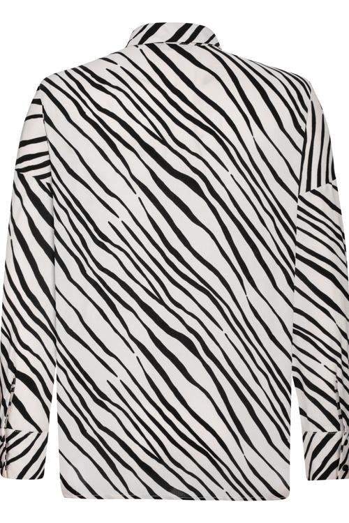  ZEBRA DESENLİ CASUAL BLUZ