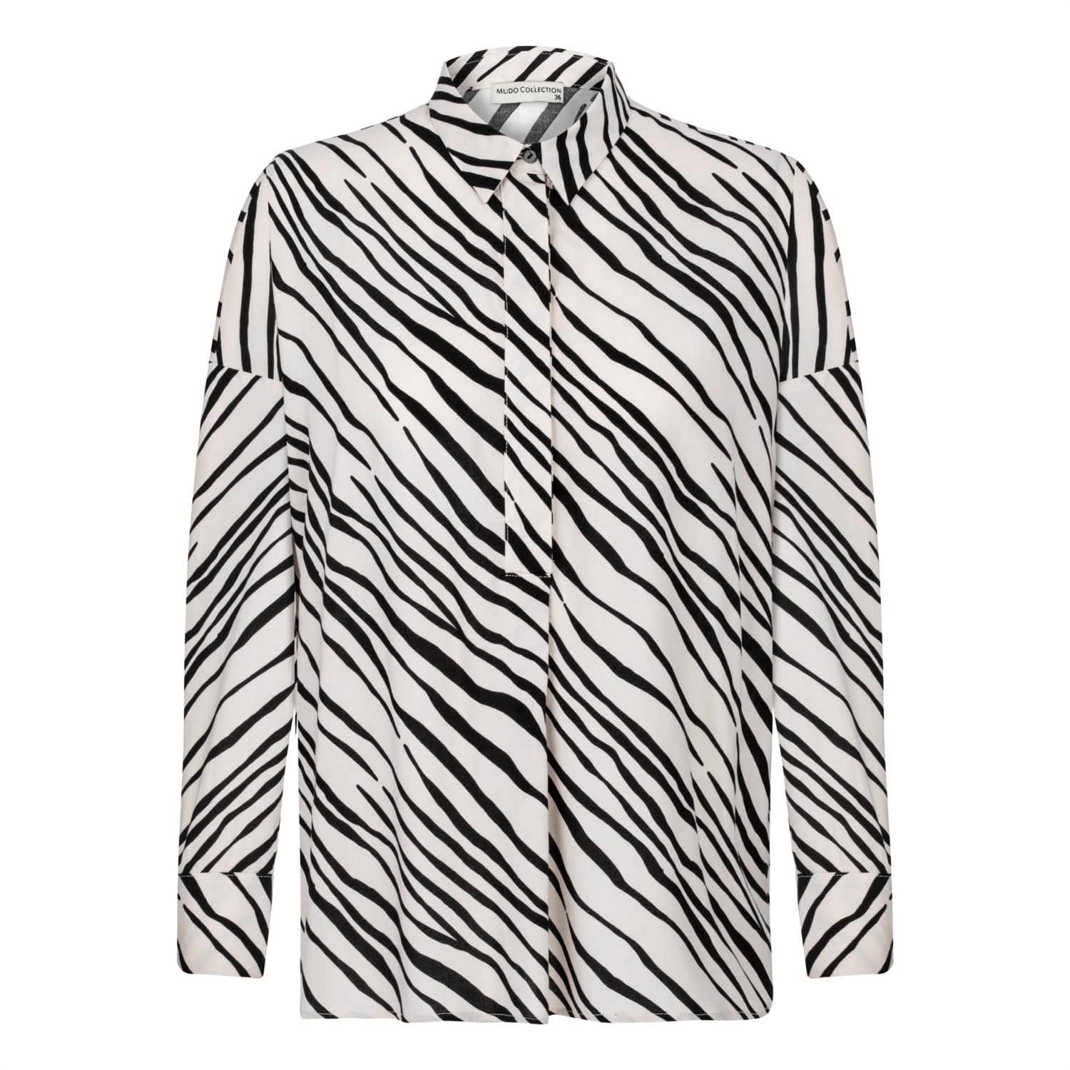 ZEBRA DESENLİ CASUAL BLUZ