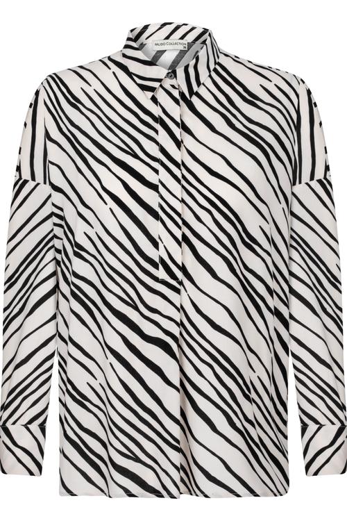  ZEBRA DESENLİ CASUAL BLUZ
