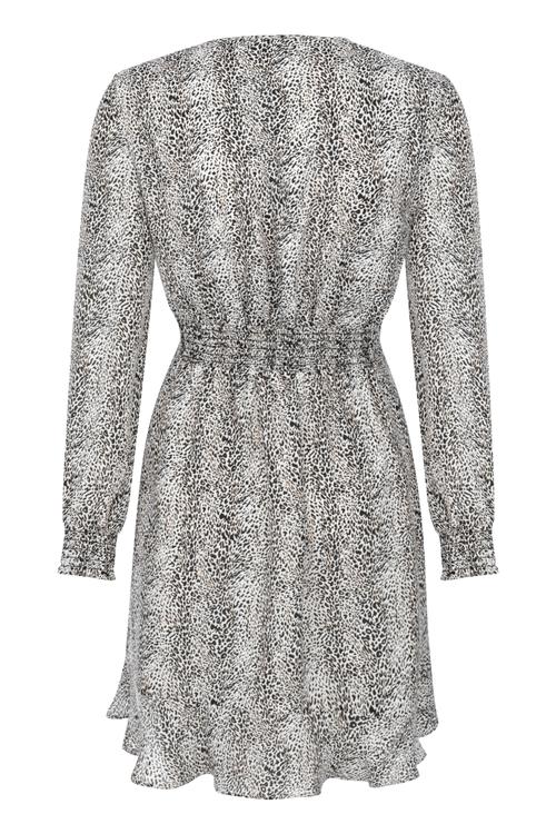  LEOPAR DESENLİ MİNİ ELBİSE
