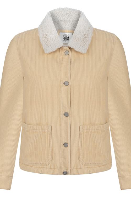  KÜRK YAKALI PAMUK KADİFE CEKET