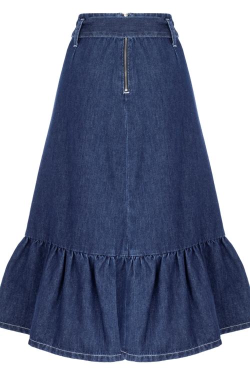  JEAN MİDİ KLOŞ ETEK