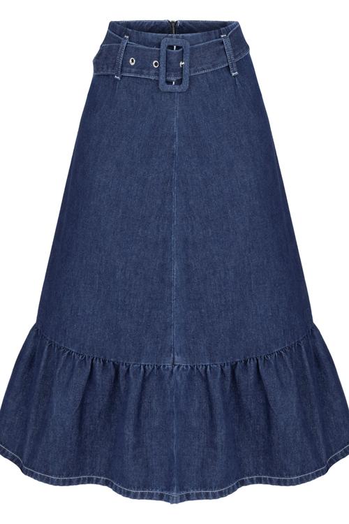  JEAN MİDİ KLOŞ ETEK