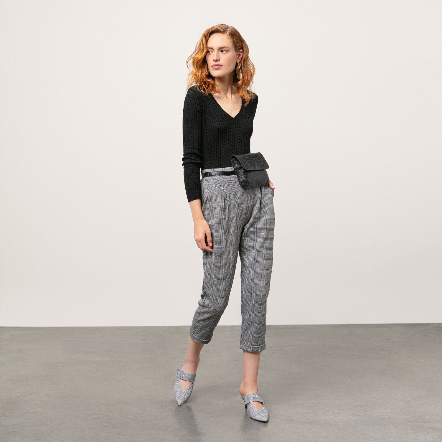 EKOSE BELİ LASTİKLİ PANTOLON