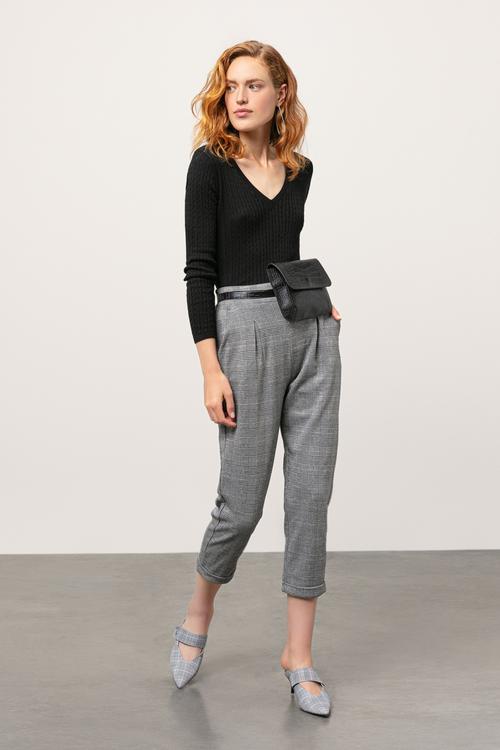  EKOSE BELİ LASTİKLİ PANTOLON