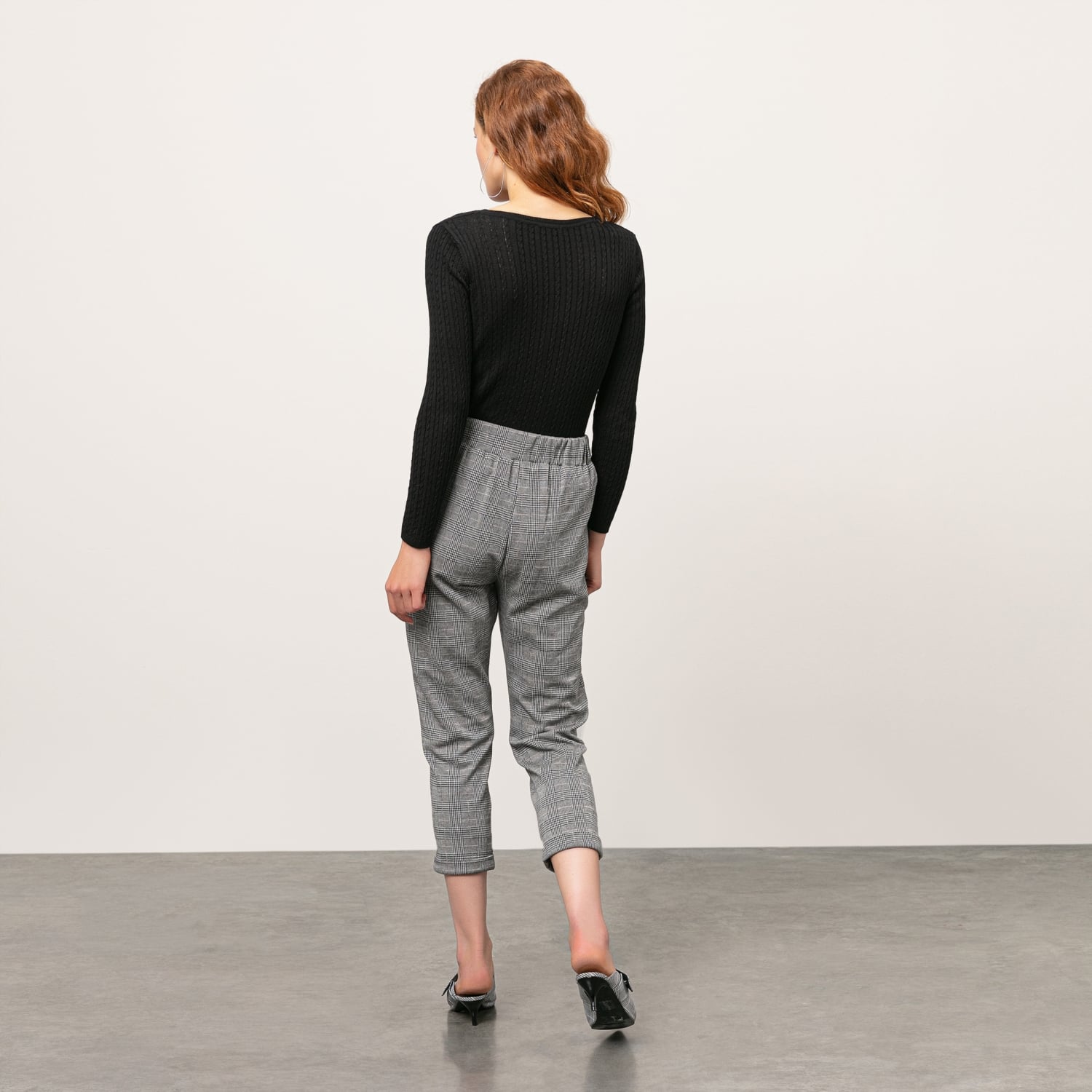 EKOSE BELİ LASTİKLİ PANTOLON