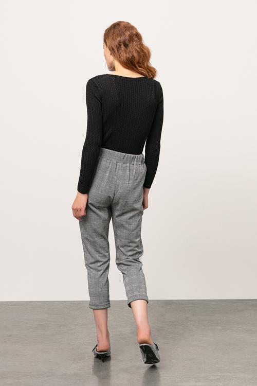  EKOSE BELİ LASTİKLİ PANTOLON