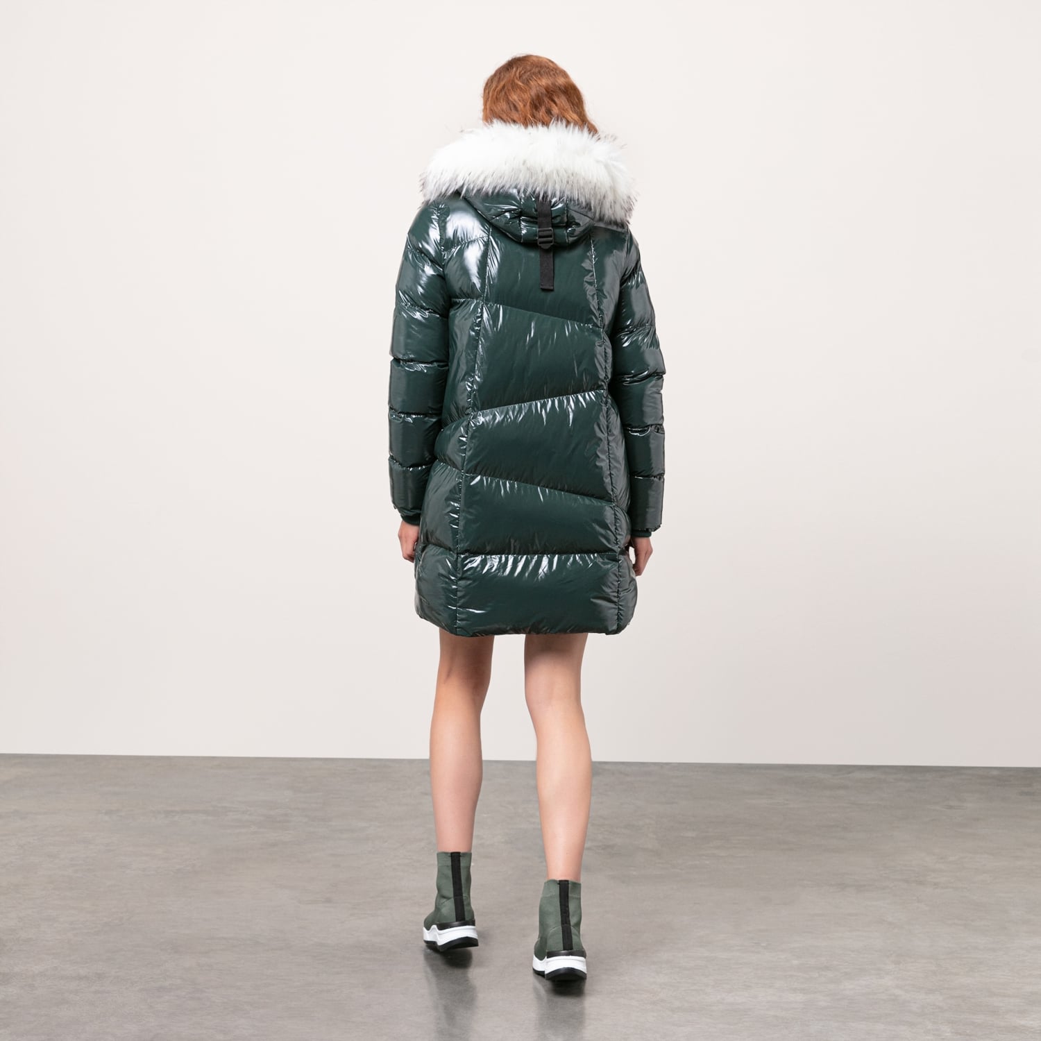 KÜRK KAPÜŞONLU PUFFER ŞİŞME MONT