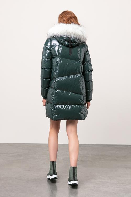  KÜRK KAPÜŞONLU PUFFER ŞİŞME MONT