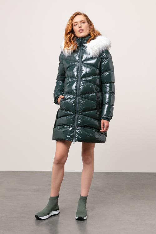  KÜRK KAPÜŞONLU PUFFER ŞİŞME MONT