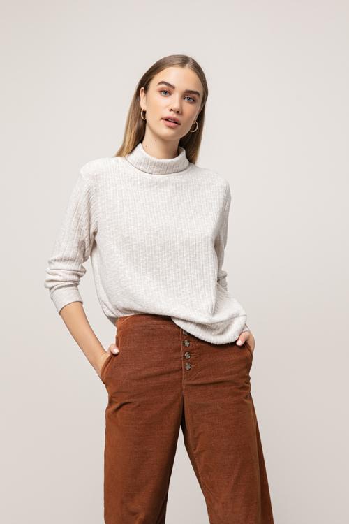  BALIKÇI YAKA SWEATSHIRT