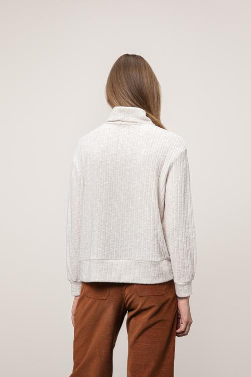  BALIKÇI YAKA SWEATSHIRT