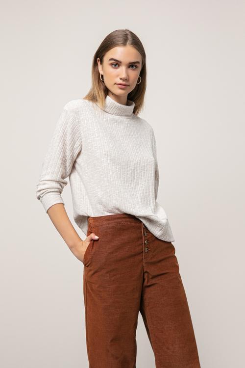  BALIKÇI YAKA SWEATSHIRT