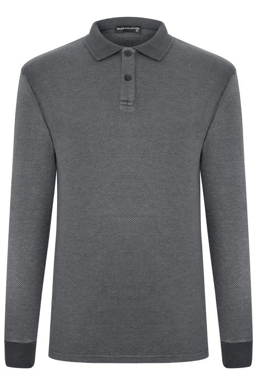  POLO YAKA UZUN KOLLU T-SHIRT