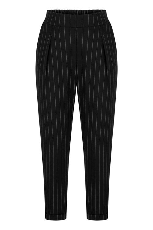  BELİ LASTİKLİ ÇİZGİLİ CIGARETTE PANTOLON