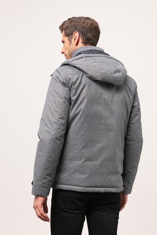  KAPÜŞONLU DİK YAKA MONT